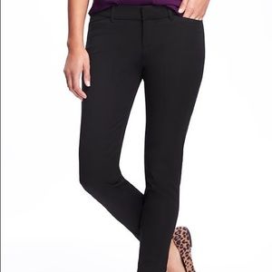 Mid-Rise Pixie Black Trousers